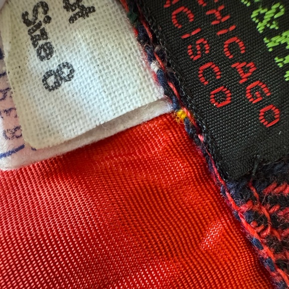 Vintage Abercrombie & Fitch Red Plaid Button-Front Maxi Skirt Size 8-READ - Picture 15 of 16